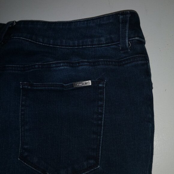 So Slimming by Chico's Ladies Dark Wash Straight Leg Blue Jeans - Picture 7 of 9